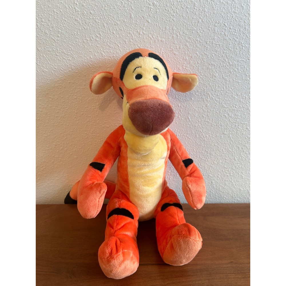 Disney Collection Tigger Plush Winnie the Pooh Orange Striped Stuffed Animal